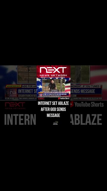 Internet Set Ablaze after God Sends Message #shorts