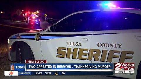 Two arrested in Berryhill Thanksgiving murder
