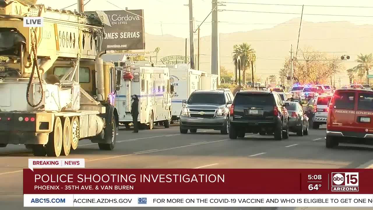 Person injured in shooting involving police in Phoenix