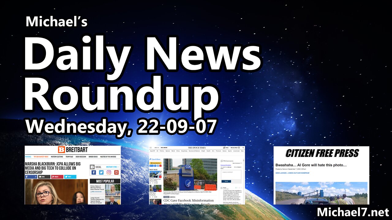 News Roundup for 22-09-07