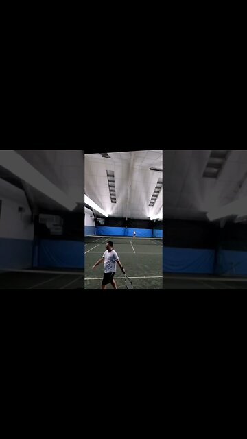good tennis shot vs good tennis shot #shorts #shortvideo #tennis #sports #funny