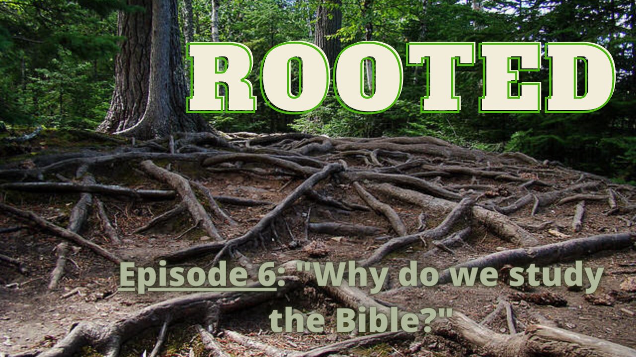 ROOTED (Discipleship) Episode 6- "Why Do We Study the Bible."