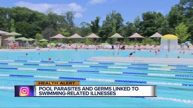 Pool parasites and germs linked to swimming-related illnesses