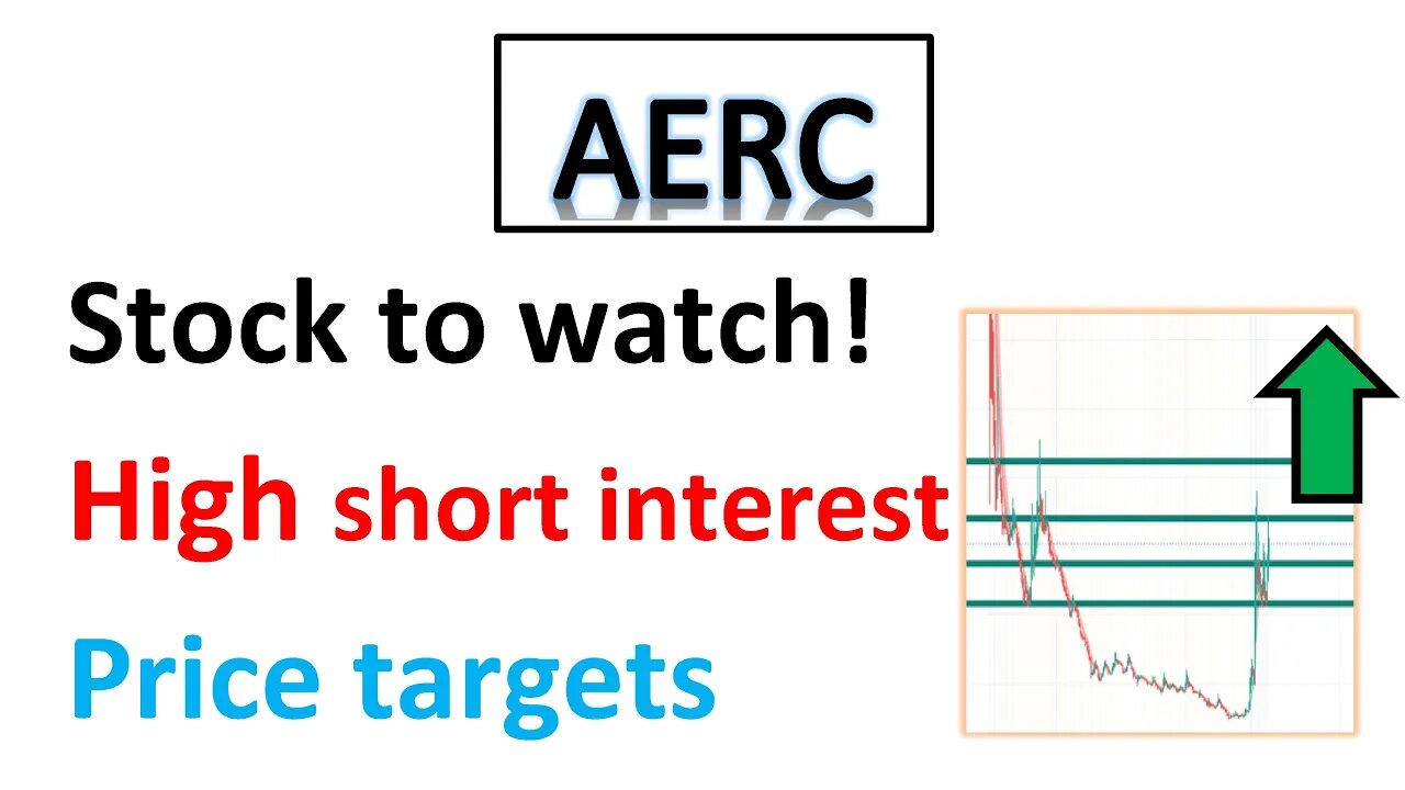 #AERC 🔥 A stock to watch as it moves crazy! High short interest also!