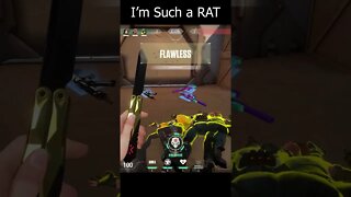 Clutching with a Bind Hooker Rat in Valorant #Shorts #Valorant #valorantclips #sage