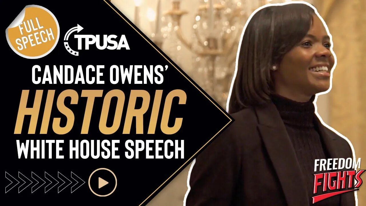 Candace Owens POWERFUL White House Speech | A Historical Moment At The Young Black Leadership Summit