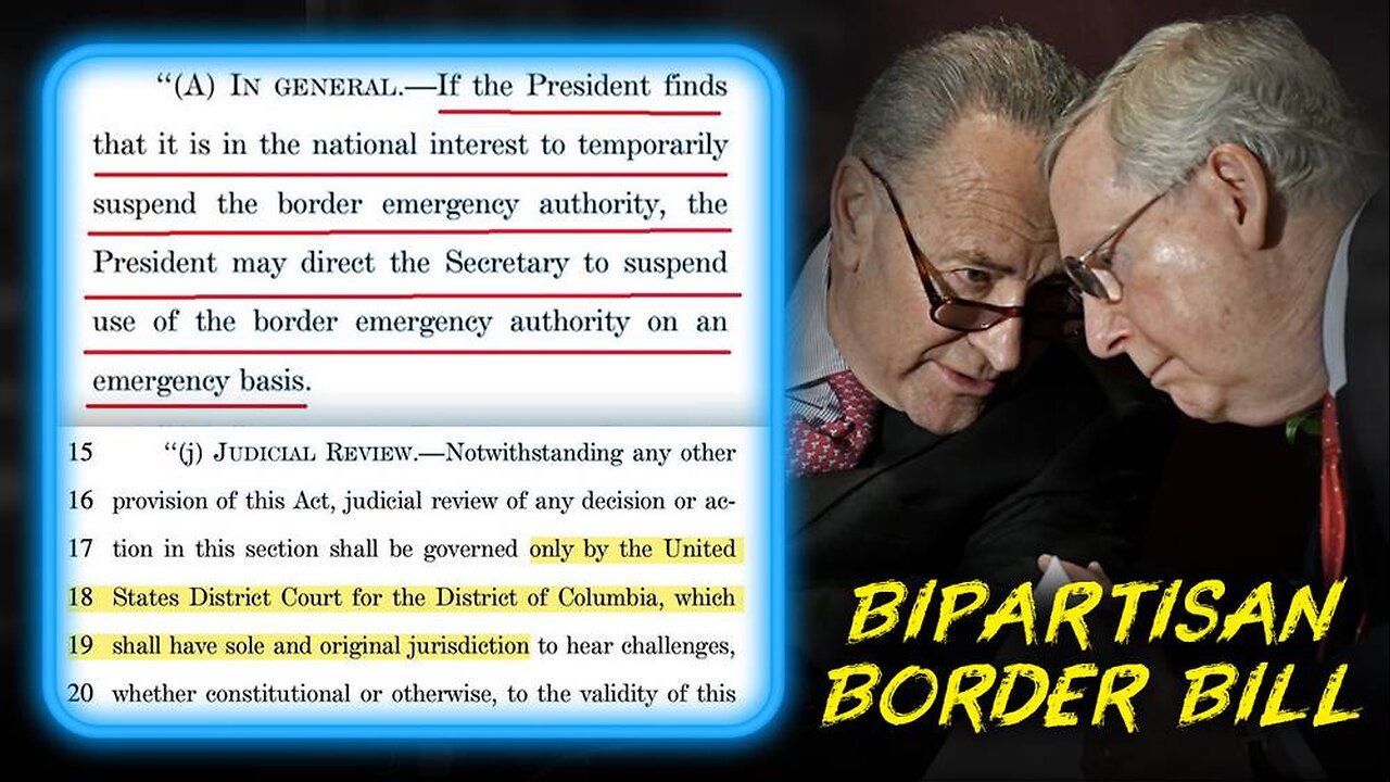 BREAKING: Bipartisan Border Bill Gives Biden Dictatorial Powers, 2.3 Billion To NGO Human Traffickers, And Millions Of Aliens Legal Status