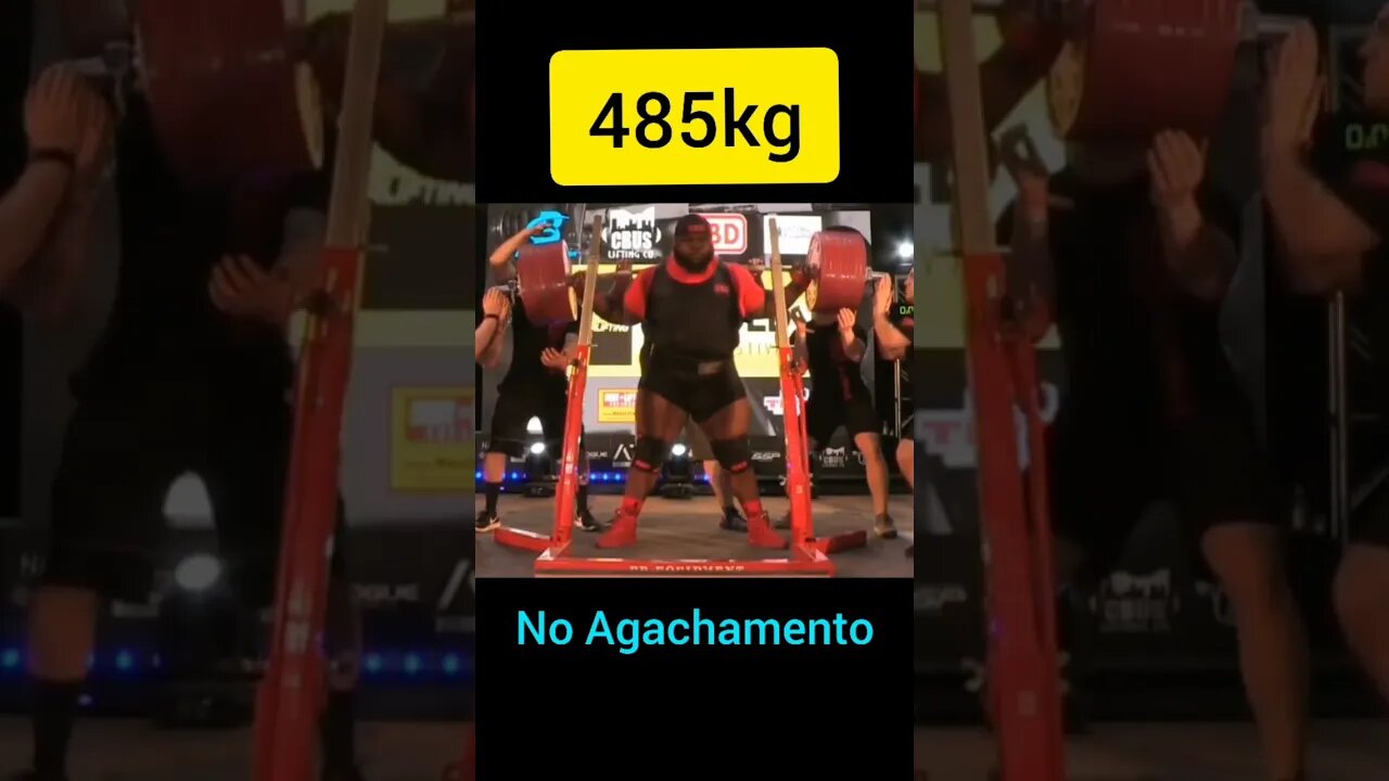 Agachamento de 485kg de Ray Willams. #shorts
