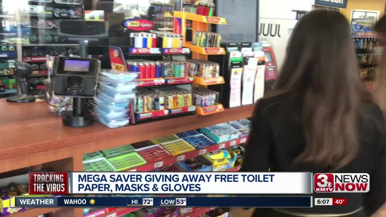 Teen partners with Mega Saver to provide essential items