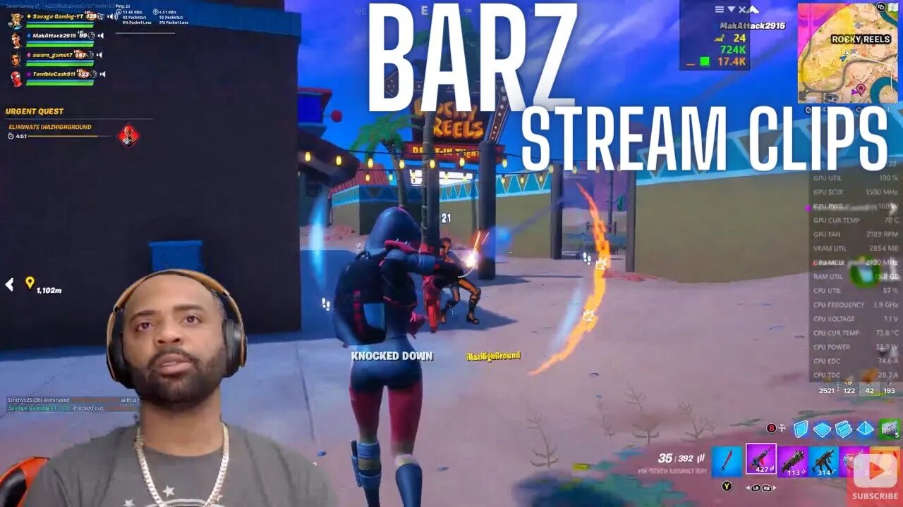 SAVAGE GAMIING-YT/BEATZBYE [LIVE] FORTNITE #streamclips