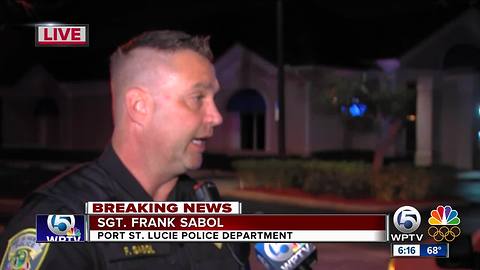 Port St. Lucie Police searching for suspect