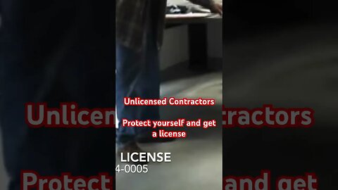 Unlicensed contractors in California AREESTED￼