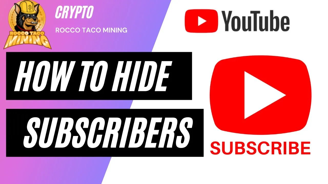 How to Hide Your Subscriber Count on YouTube
