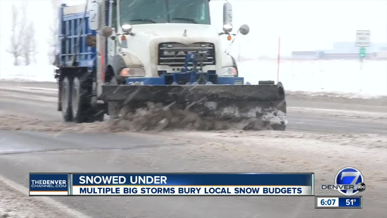2019's wacky weather caused some counties to deplete their snow removal budgets