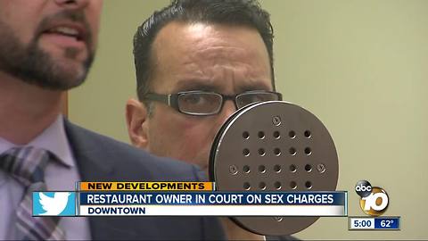 First court appearance for La Jolla restaurant owner accused of rape