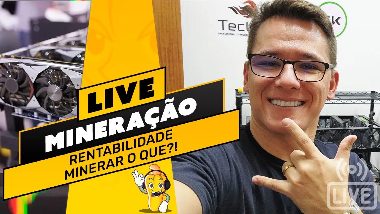 LIVE! BATE PAPO E TIRA DÚVIDAS - RENTABILIDADE / MINERAR O QUE?!