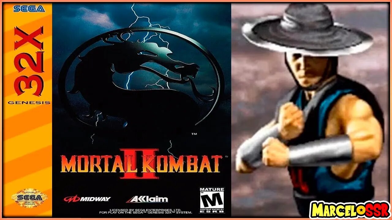 Mortal Kombat II - Kung Lao (Sega 32x) (Gameplay) (Playthrough)