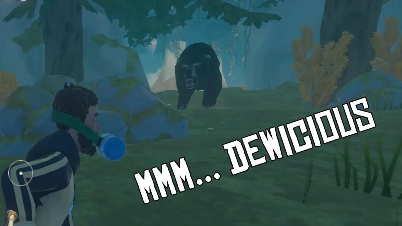 moma bare is hongery... - 4 guys 1 raft