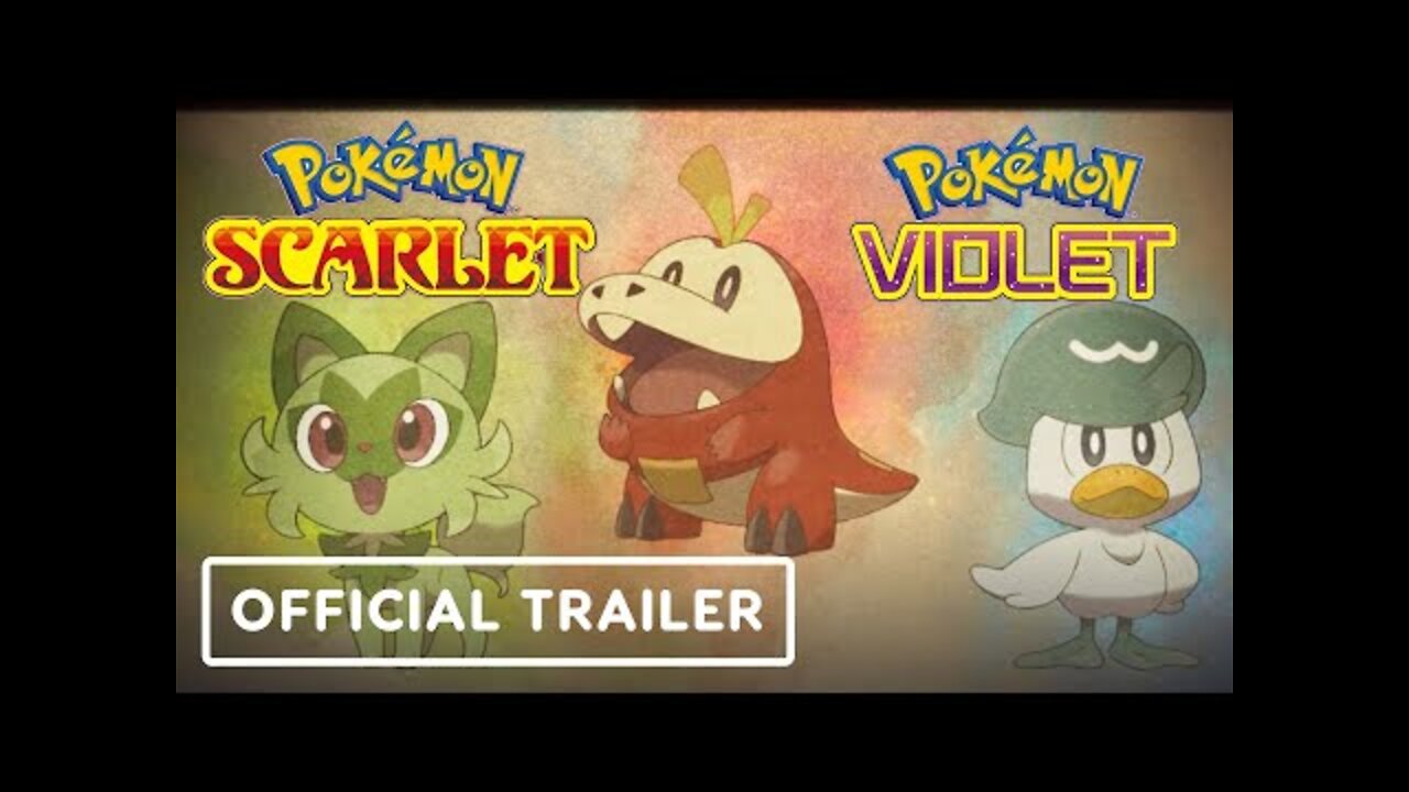 Pokémon Scarlet and Pokémon Violet - Official Announcement Trailer