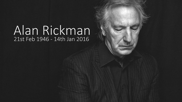 Alan Rickman: A Tribute | R.I.P.