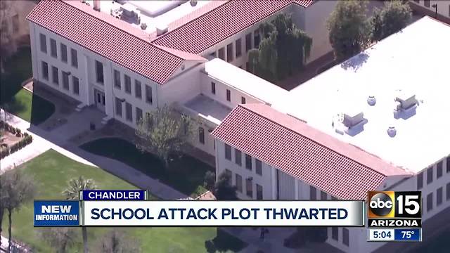Chandler teen arrested for plotting attack at high school