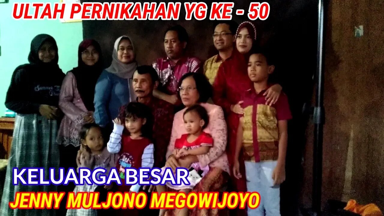 WAJIB DIABADIKAN ~ PERAYAAN ULANG TAHUN PERNIKAHAN YANG KE 50 TAHUN
