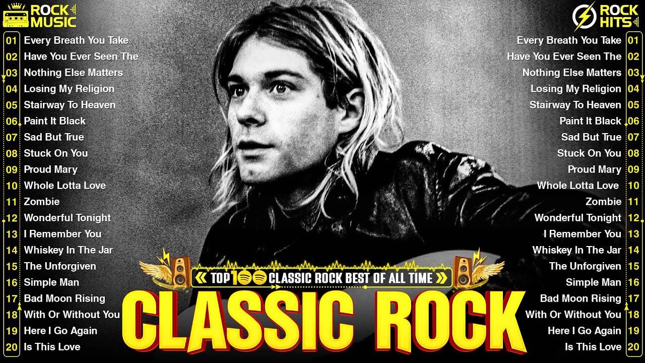 ACDC, Queen, Aerosmith, Metallica, Bon Jovi, The Beatles, U2⚡Best Classic Rock Songs Of All Time