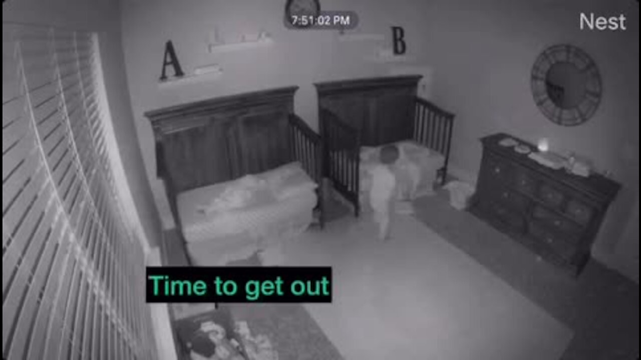 Twins Preciously Find The Courage To Find Mommy During A Thunderstorm