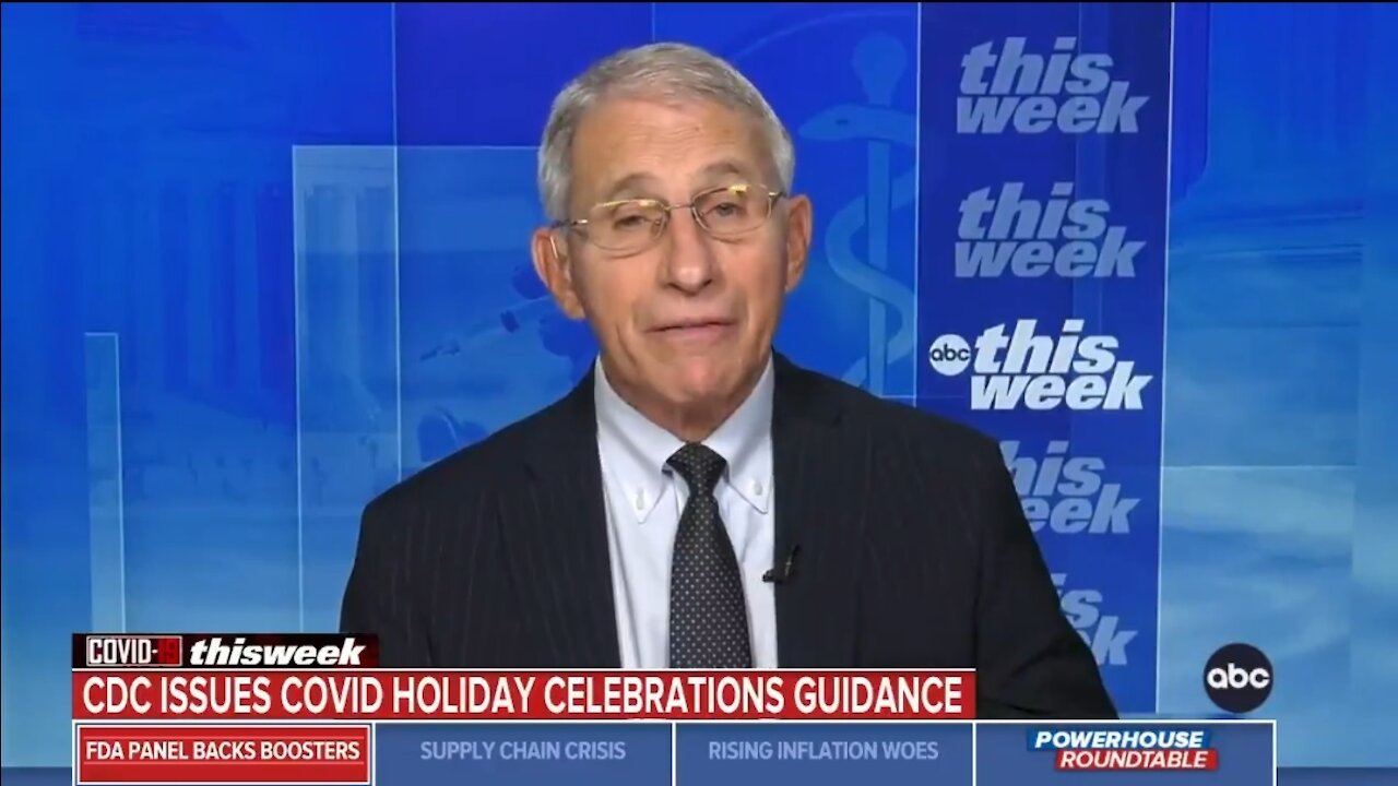 Fauci: If Everyone Is Vaccinated You Can Enjoy The Holidays
