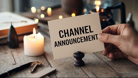 Channel Announcement