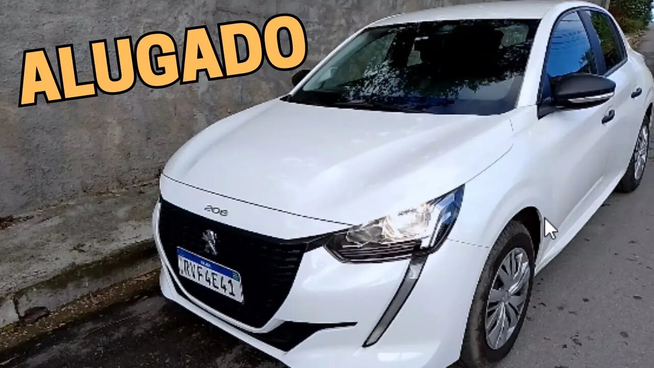 PRIMEIRO DIA TRABALHANDO DE UBER E 99 COM O PEUGEOT 208 ALUGADO