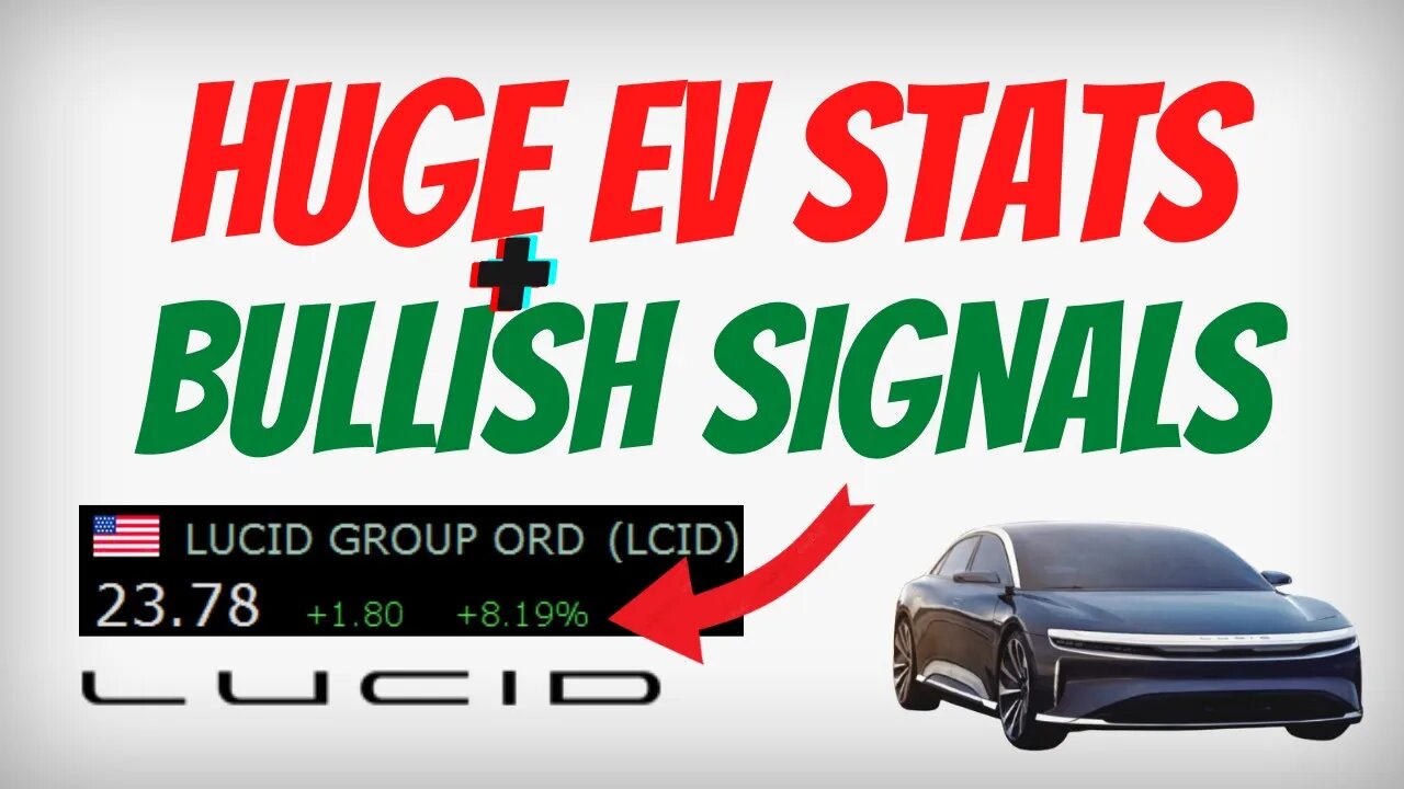 HUGE BULLISH EV STATS │ WILL THE LCID RALLY HOLD 🚀 MUST WATCH $LCID