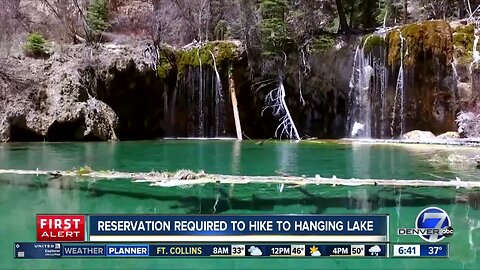 Hanging Lake reservations now in effect