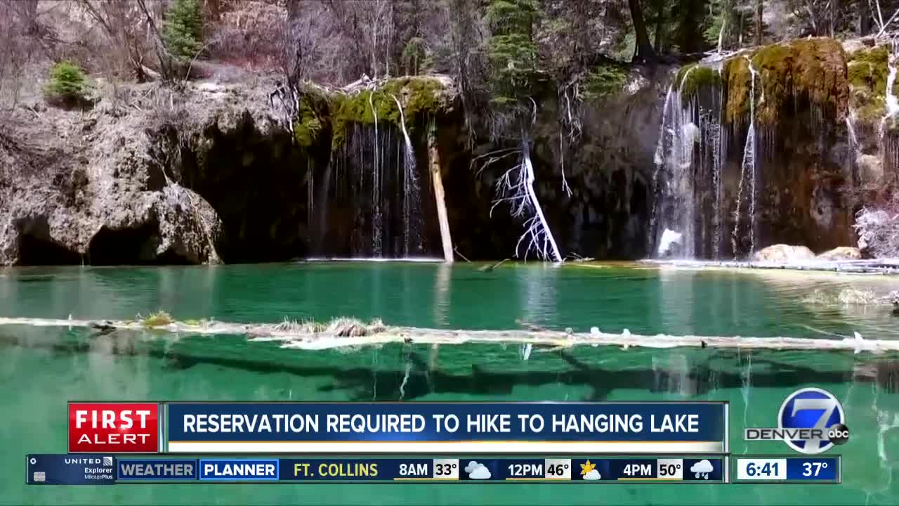 Hanging Lake reservations now in effect