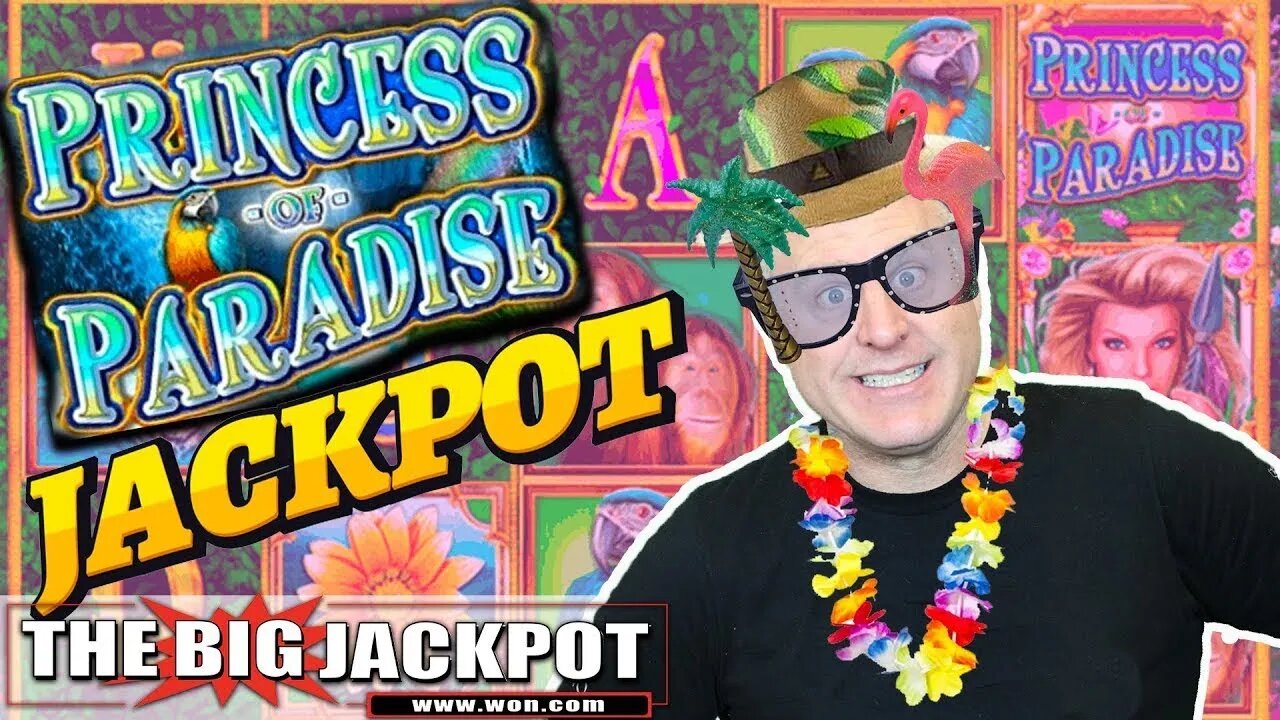 🌴 Princess of Paradise 🌴 Double Jackpots+ Surprise Mega Hit!