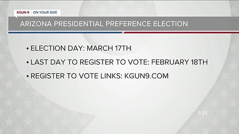 How to register to vote in the Arizona Presidential Primary