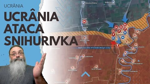 ATAQUE UCRANIANO toma parte de SNIHURIVKA, RUSSOS destroem PONTES ao FUGIR, próximo à KHERSON