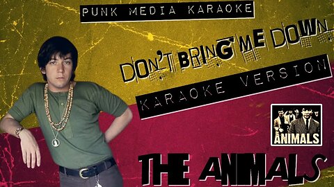 THE ANIMALS ✴ DON'T BRING ME DOWN ✴ KARAOKE INSTRUMENTAL ✴ PMK