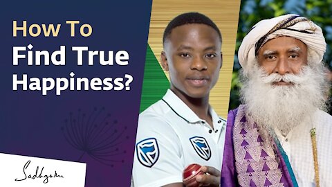 What Does it Mean to be Truly Happy? Kagiso Rabada Asks Sadhguru