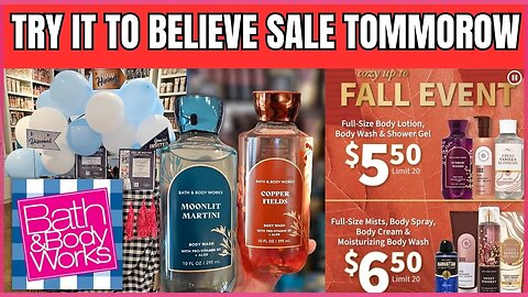 HUGE $5.50 AND $6.50 TRY IT TO BELIVE IT SALE | NEXT 3 DAYS | AT Bath & Body Works #bathandbodyworks