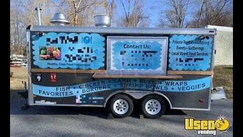 Well-Maintained Turnkey 2007 - 8.5' x 14' Food Concession Trailer for Sale in New York