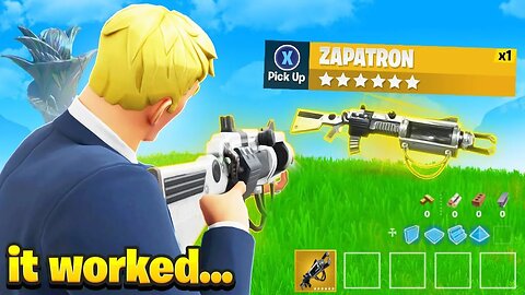 SECRET Gun In Fortnite Season 6.. (Zapatron Is Back)