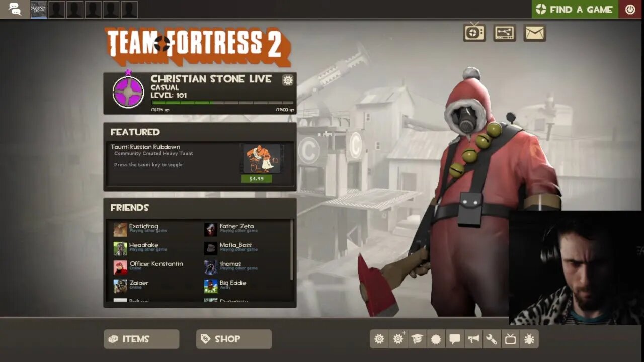 "Trans Lesbian Hatespeech Space Submarines" Team Fortress 2! Christian Stone LIVE