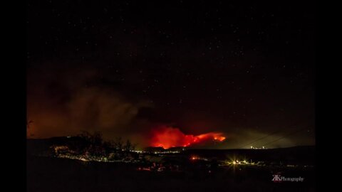 Timelapse video of Telegraph Fire