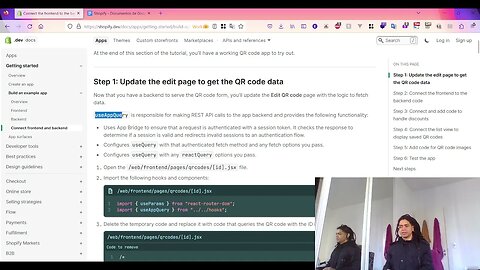 Shopify Apps - Connect the frontend to the backend and test the app