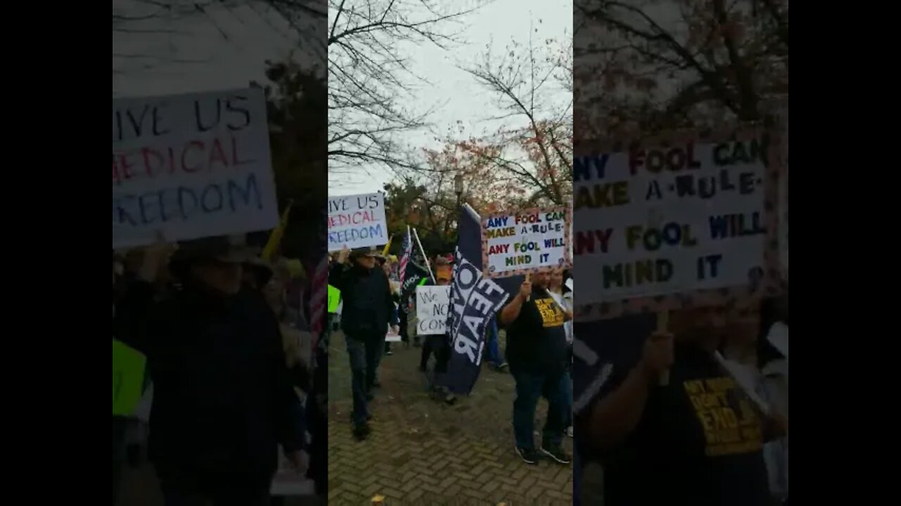 USA - Protest Against Mandates In Salem, Oregon