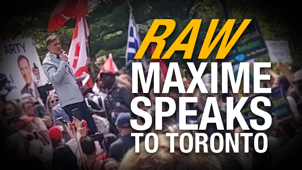 RAW: Maxime Bernier gives powerful speech at Worldwide Freedom Rally in Toronto