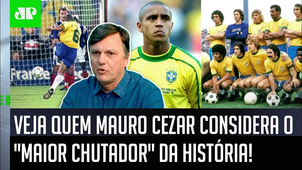 "Roberto Carlos NEM CHEGA PERTO! O MAIOR CHUTADOR da HISTÓRIA é o..." Mauro Cezar É DIRETO!