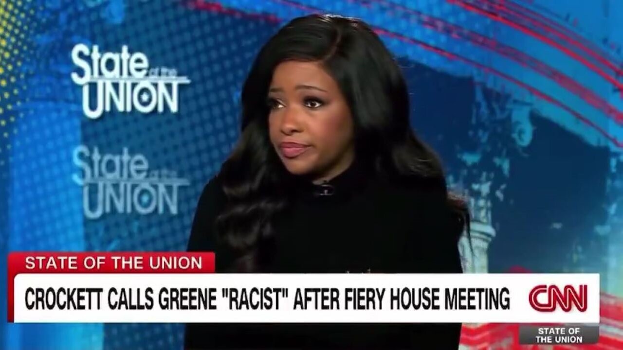 Shocker: Rep. Jasmine Crockett Accuses Rep. Marjorie Taylor Greene Of Racism