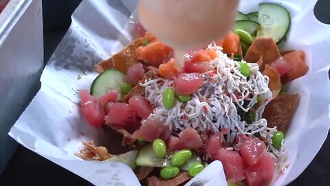 Simply Sweet tries poke nachos at The Poke Express